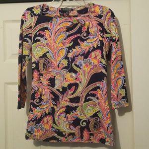 Ralph Lauren multi colored top